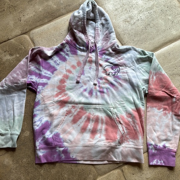 Ivory Ella 🔥 Tie Dye Sweatshirt Hoodie Sz S - Picture 6 of 6